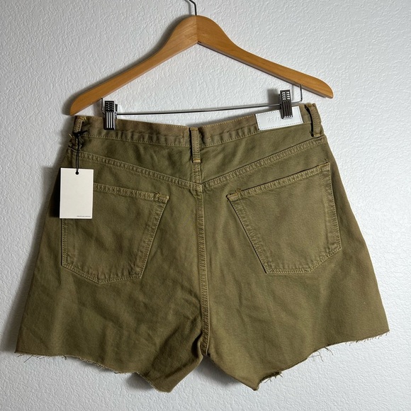 RE/DONE 50s Cutoff‎ Denim Shorts vintage faded green 32 button fly - Picture 3 of 6